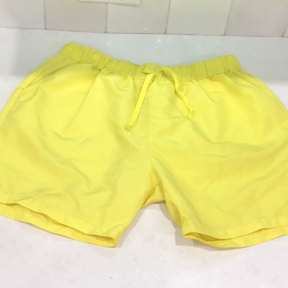 Yellow Men's Shorts - Picture 2 of 4